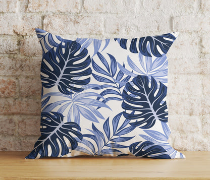 Onay Home Textile Cushion Covers Navy Blue Cushion Cover Floral Home Decor Throw Cushions