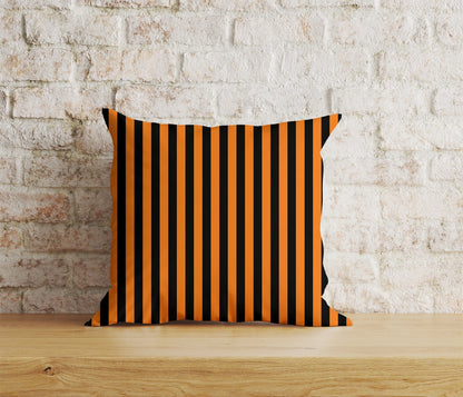 Onay Home Textile Cushion Covers 5 / 12 x 12 inch (30 x 30 cm) Double Side Orange Stripe Cushion Cover Line Throw Cushions
