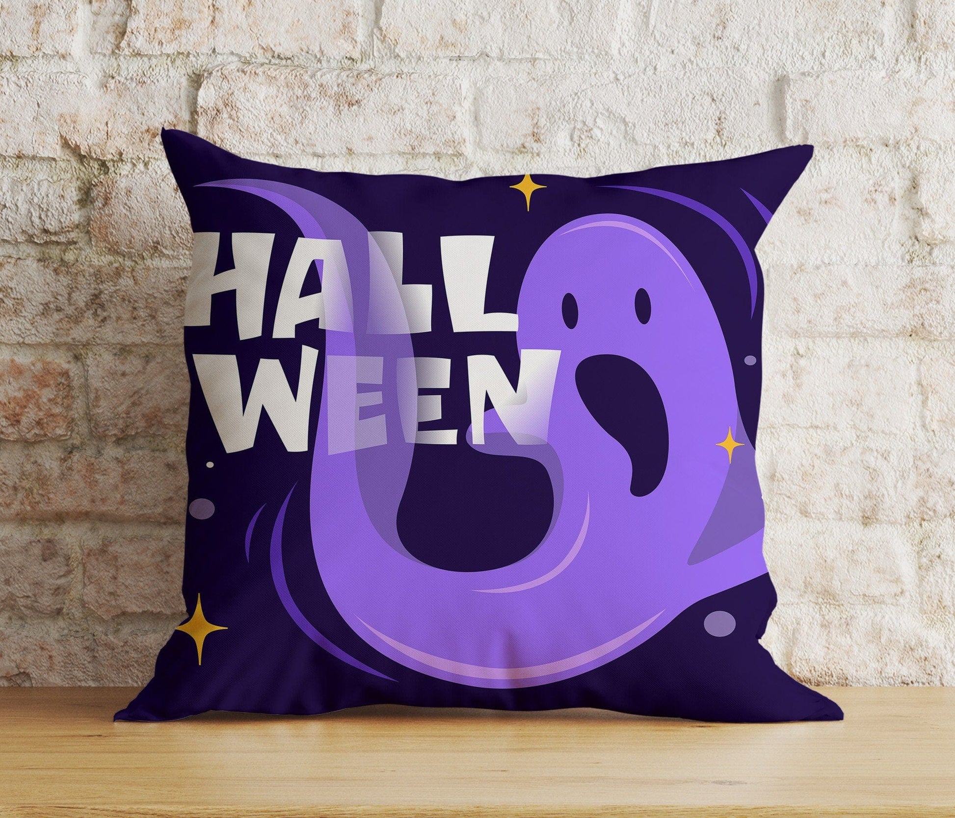 Onay 9 / 12 x 12 inch (30 x 30 cm) Double Side Pumpkin Halloween Party Spider With October 31 Cushion Cover