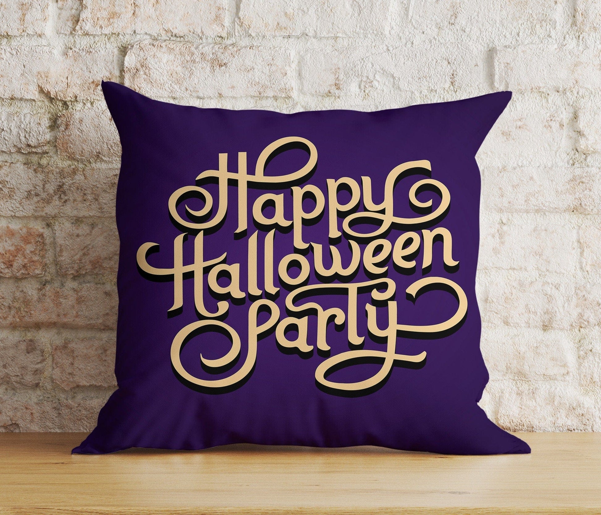 Onay 6 / 12 x 12 inch (30 x 30 cm) Double Side Pumpkin Halloween Party Spider With October 31 Cushion Cover