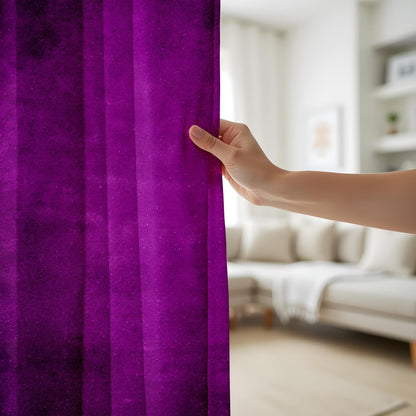 Onay Purple Window Curtains Elegant Living Room Drapes Rich Plum Home Decor