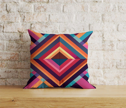 Onay Home Textile Cushion Covers 1 / 12 x 12 inch (30 x 30 cm) Double Side Retro 70s Cushion Cover Mid Century Modern Pillow Cover