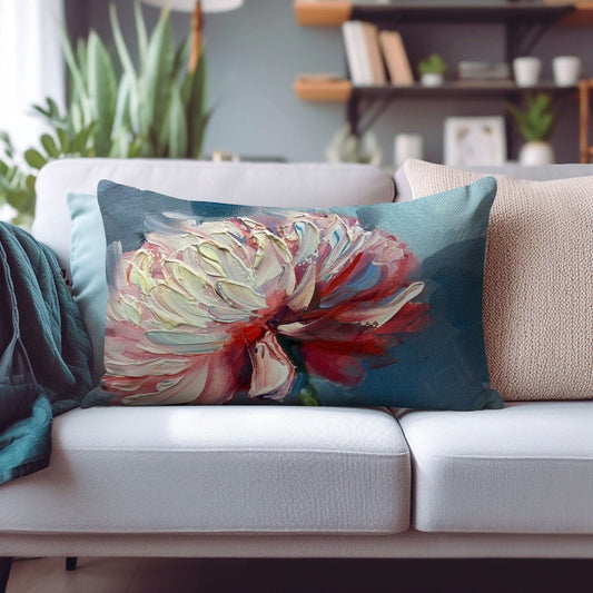 Onay Cushion Covers 1 / 12 x 16 inches (30 x 40 cm) Retro Floral Rectangular Cushion Covers Vintage Flower Pillows