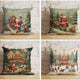 Onay Retro Santa Christmas Festive Old-Fashioned Cushion Covers