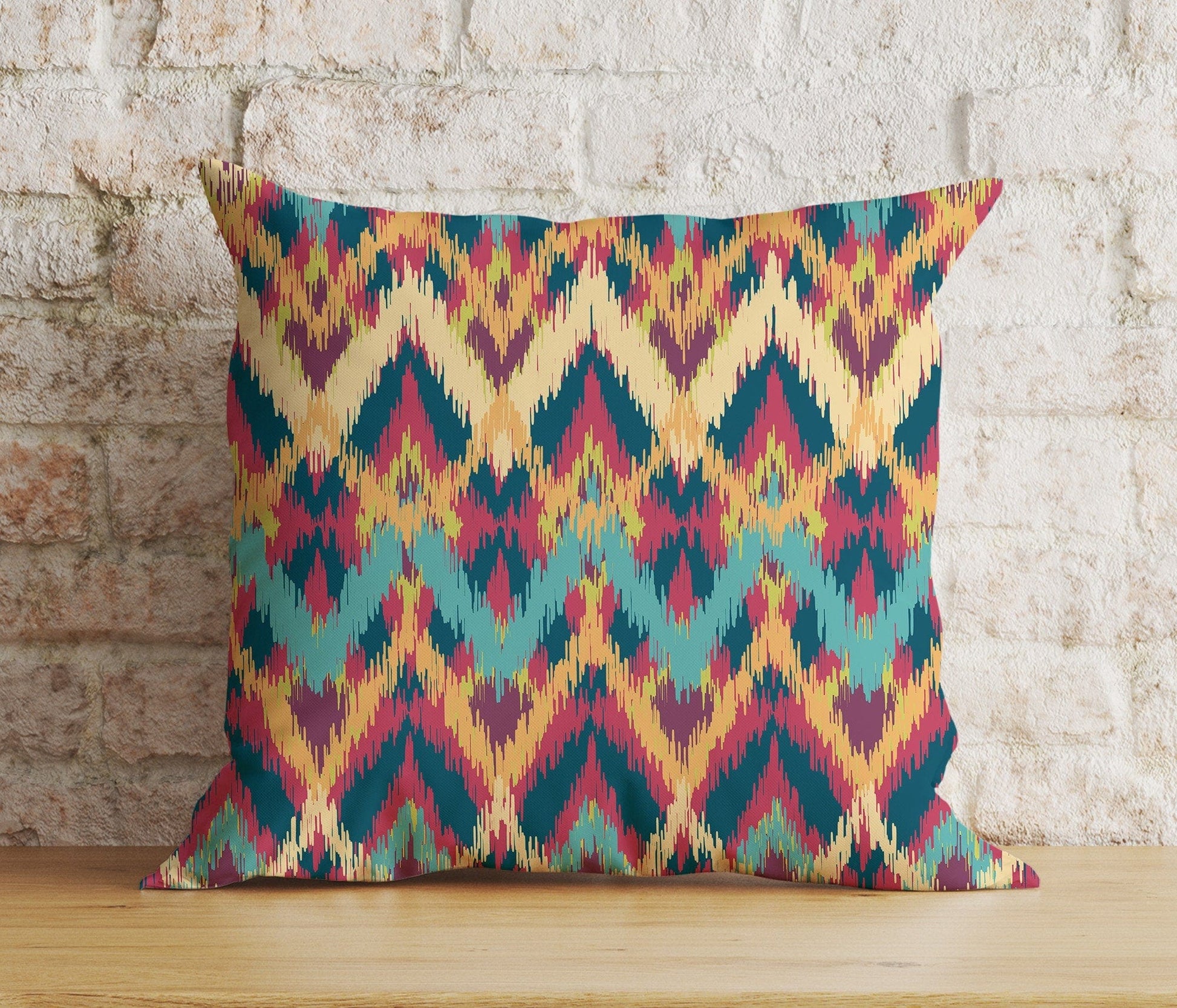 Onay 4 / 12 x 12 inch (30 x 30 cm) Tribal Aztec Southwestern Ikat Home Decoration Cushion Cover