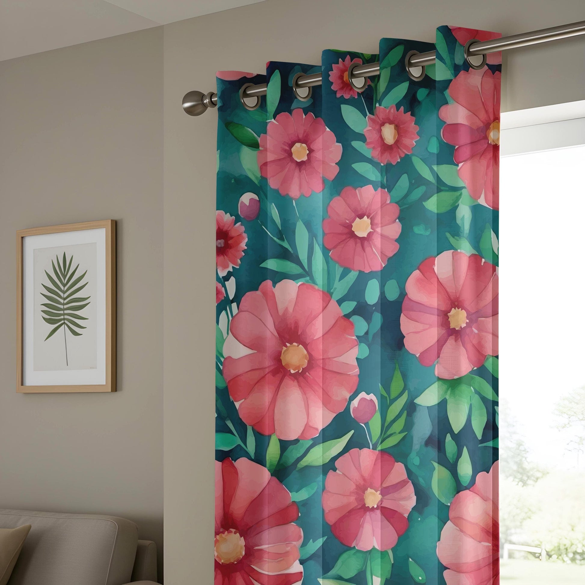 Onay Tropical Green Curtains  for a Lush Atmosphere, Botanical Drapes