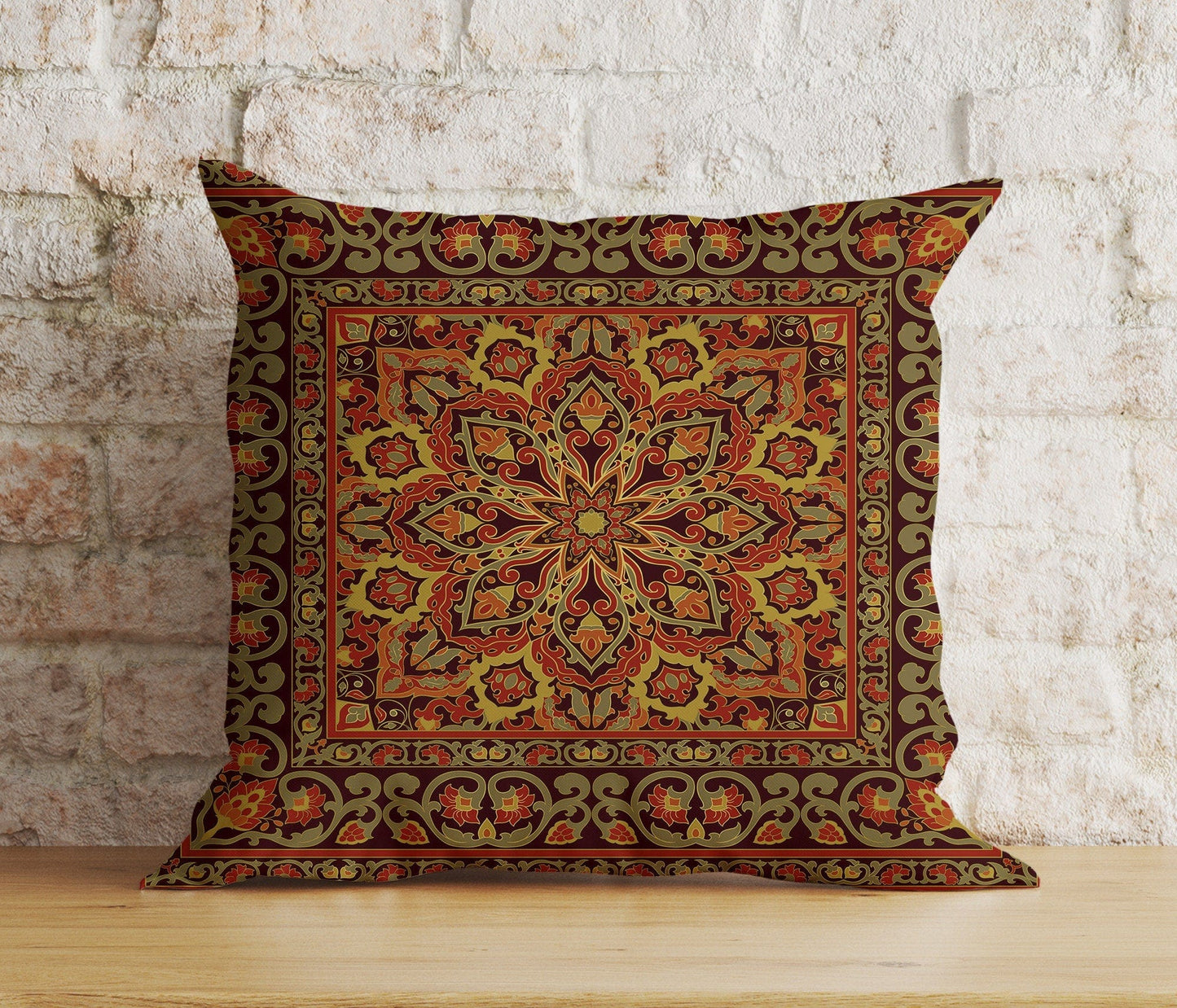 Onay Cushion Covers 9 / 12 x 12 inch (30 x 30 cm) Double Side Turkish Kilim Cushion Cover Southwestern Tribal Bedroom Decor