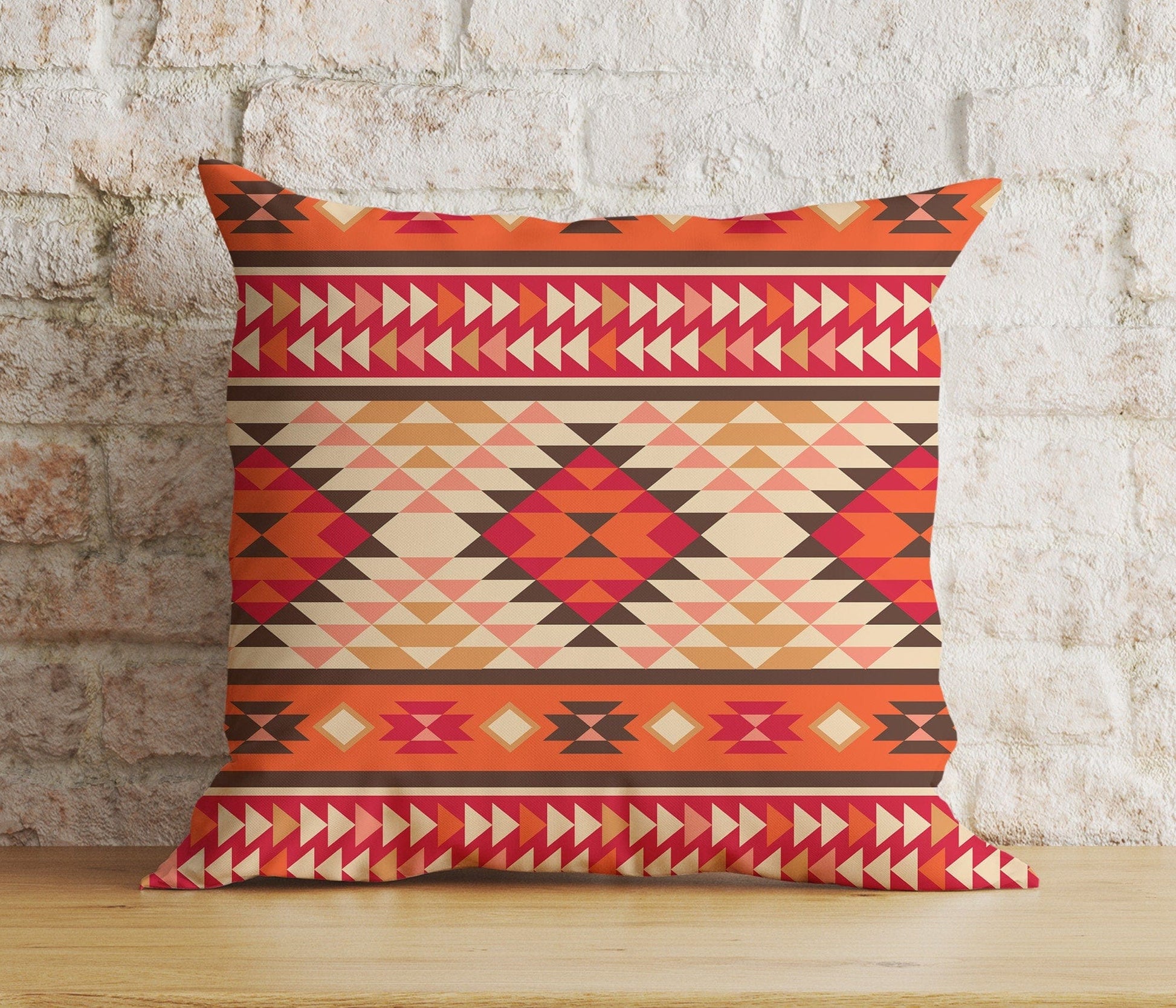 Onay Cushion Covers 6 / 12 x 12 inch (30 x 30 cm) Double Side Turkish Kilim Cushion Cover Southwestern Tribal Bedroom Decor