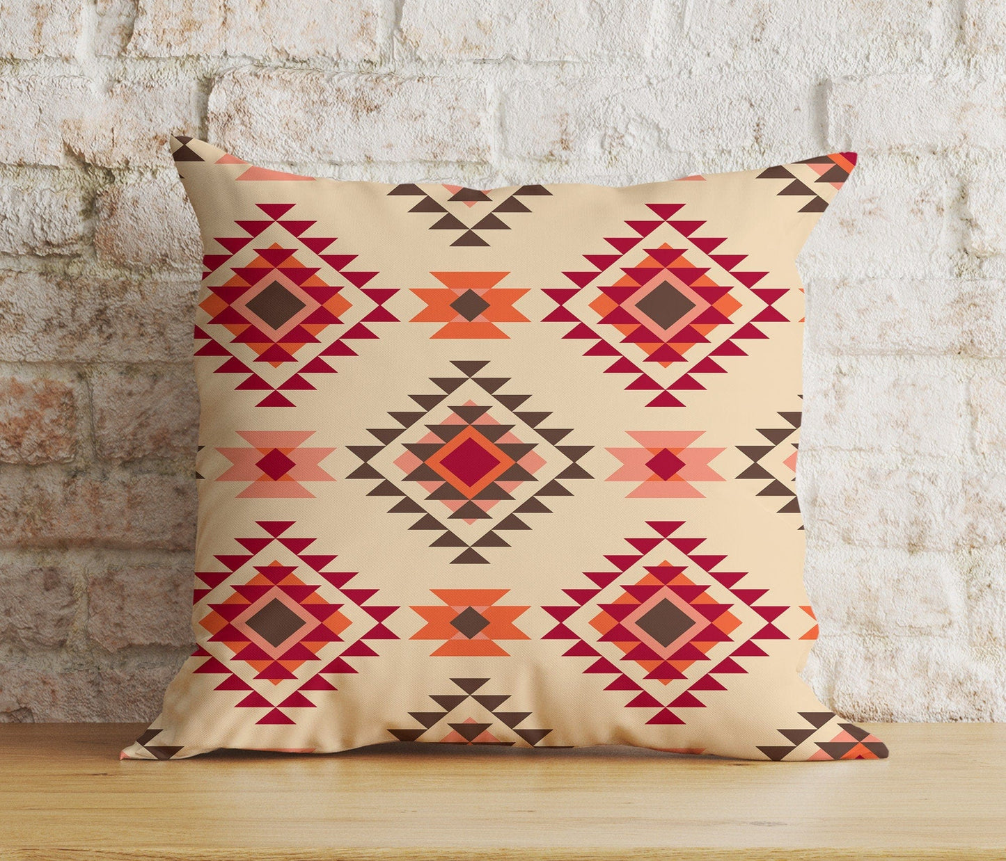 Onay Cushion Covers 4 / 12 x 12 inch (30 x 30 cm) Double Side Turkish Kilim Cushion Cover Southwestern Tribal Bedroom Decor