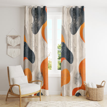 Unique Patterned Curtains - Bold Colorful Geometric Drapes for Distinctive Decor