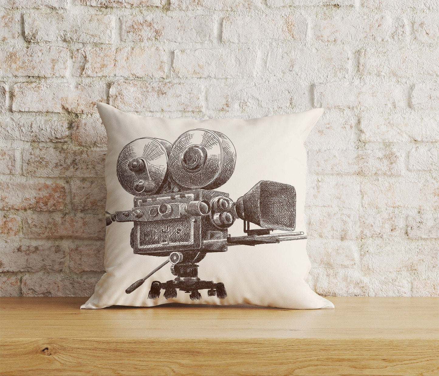 Onay 8 / 12 x 12 inch (30 x 30 cm) Vintage Cameras Old Camera Old Typewriter Cushion Cover