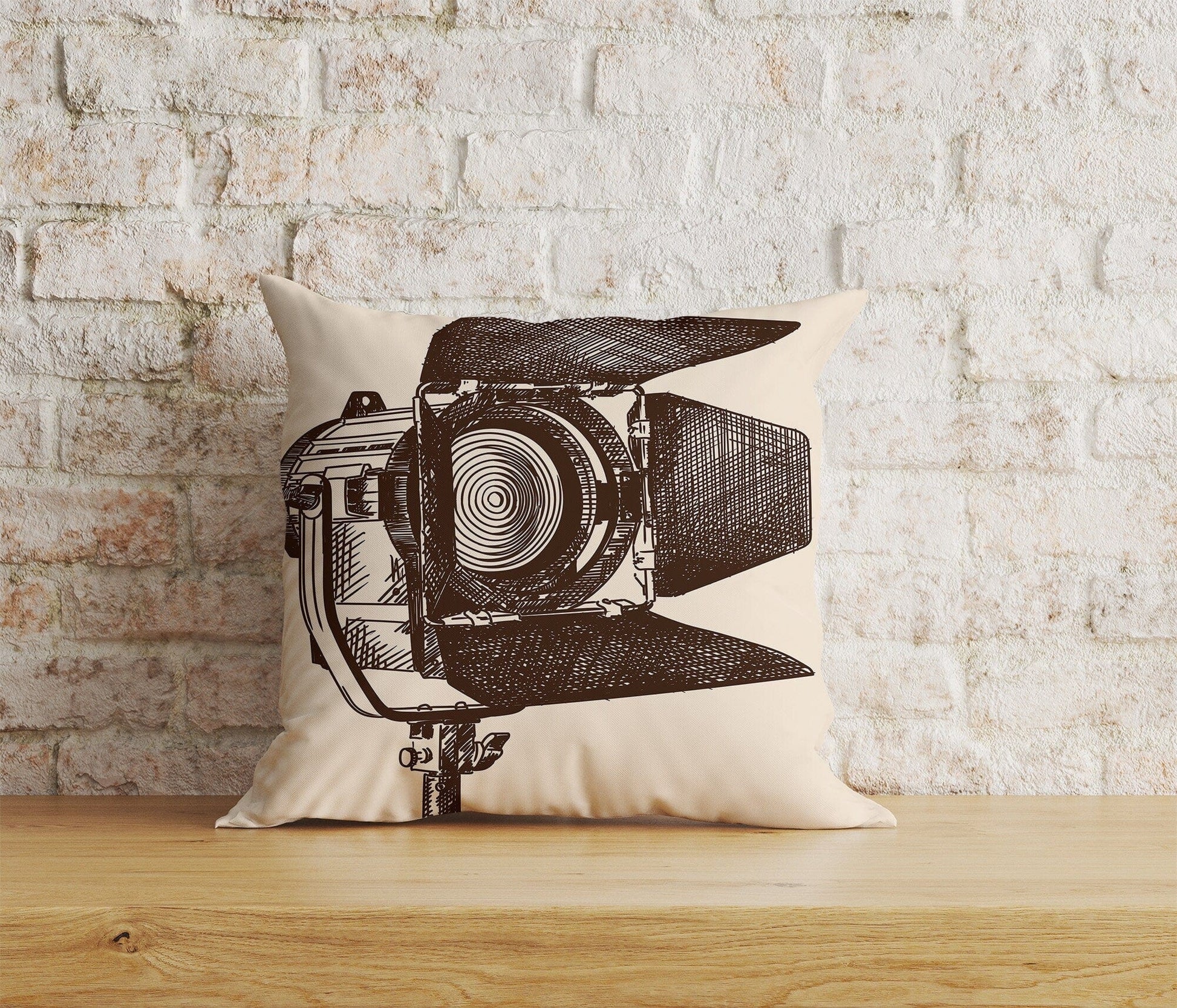 Onay 5 / 12 x 12 inch (30 x 30 cm) Vintage Cameras Old Camera Old Typewriter Cushion Cover