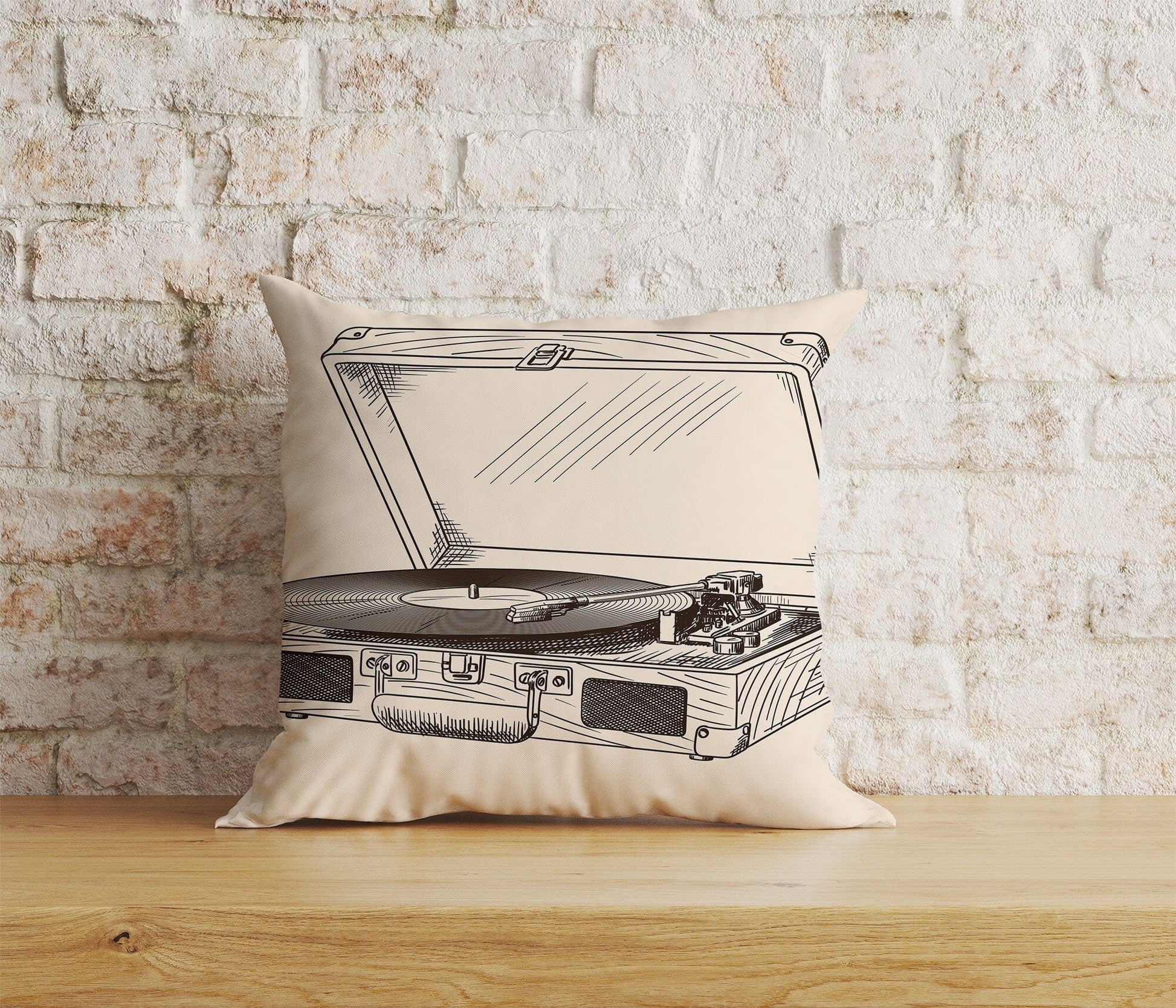 Onay 3 / 12 x 12 inch (30 x 30 cm) Vintage Cameras Old Camera Old Typewriter Cushion Cover