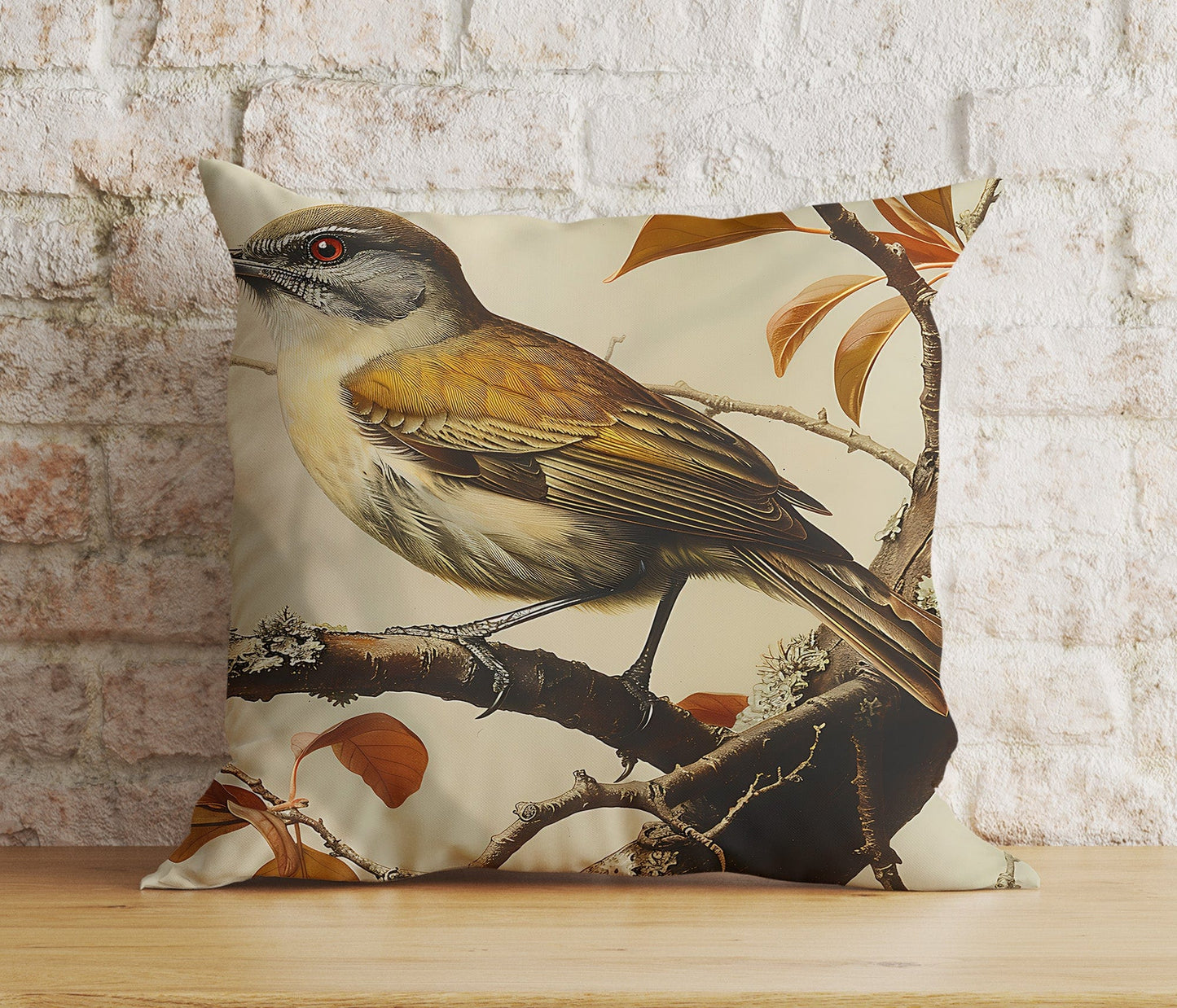 Onay Cushion Covers Watercolor Bird Decorative Cushion Cover Art Pillow Cover
