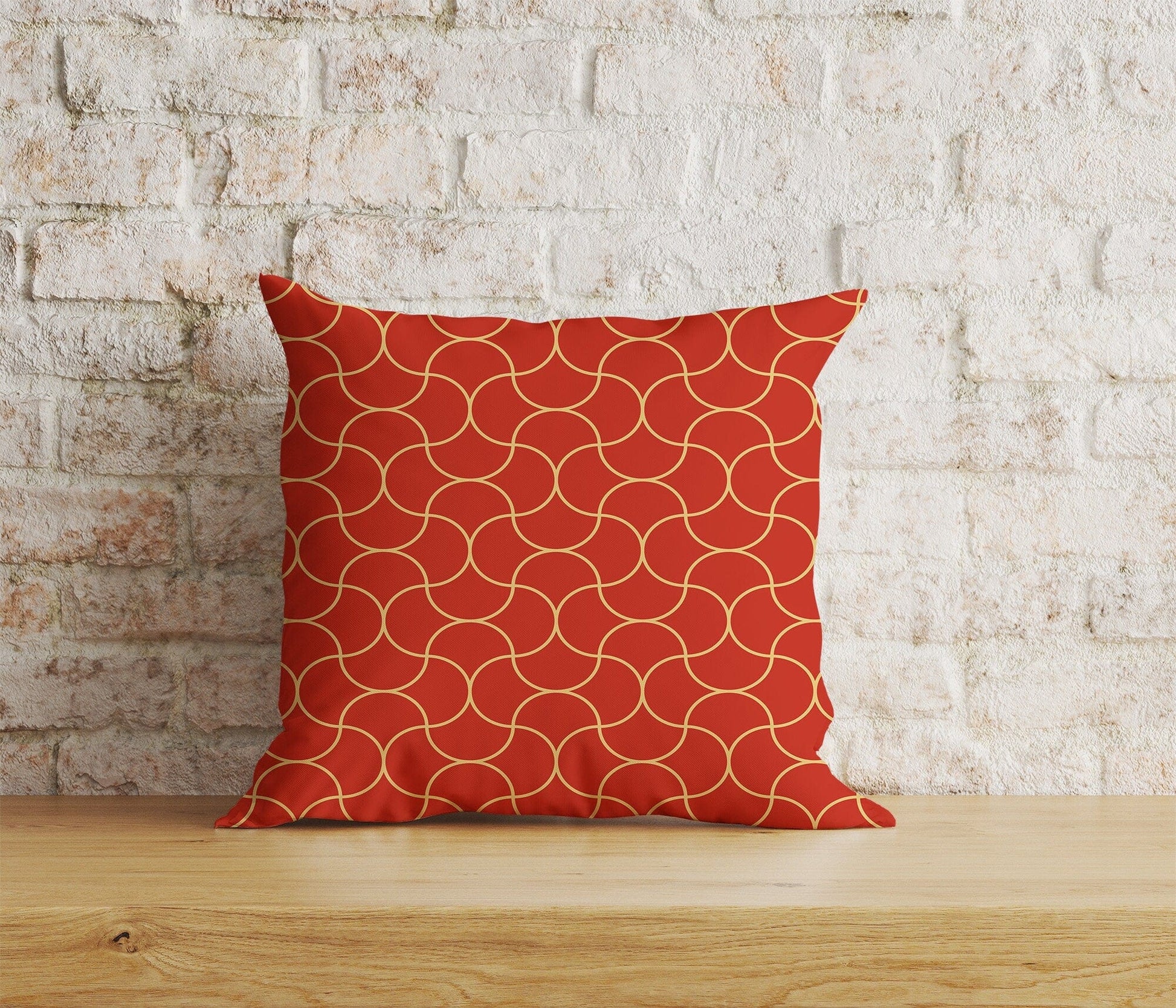 Onay 6 / 12 x 12 inch (30 x 30 cm) Wavy Lines Line Colorful Square Scatter Cushion Covers