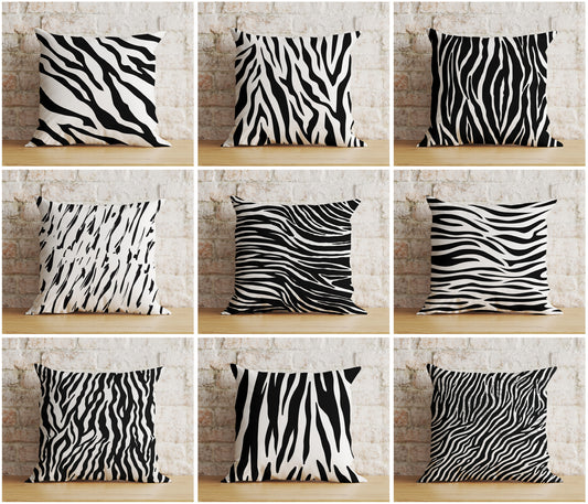 zebra cushion covers