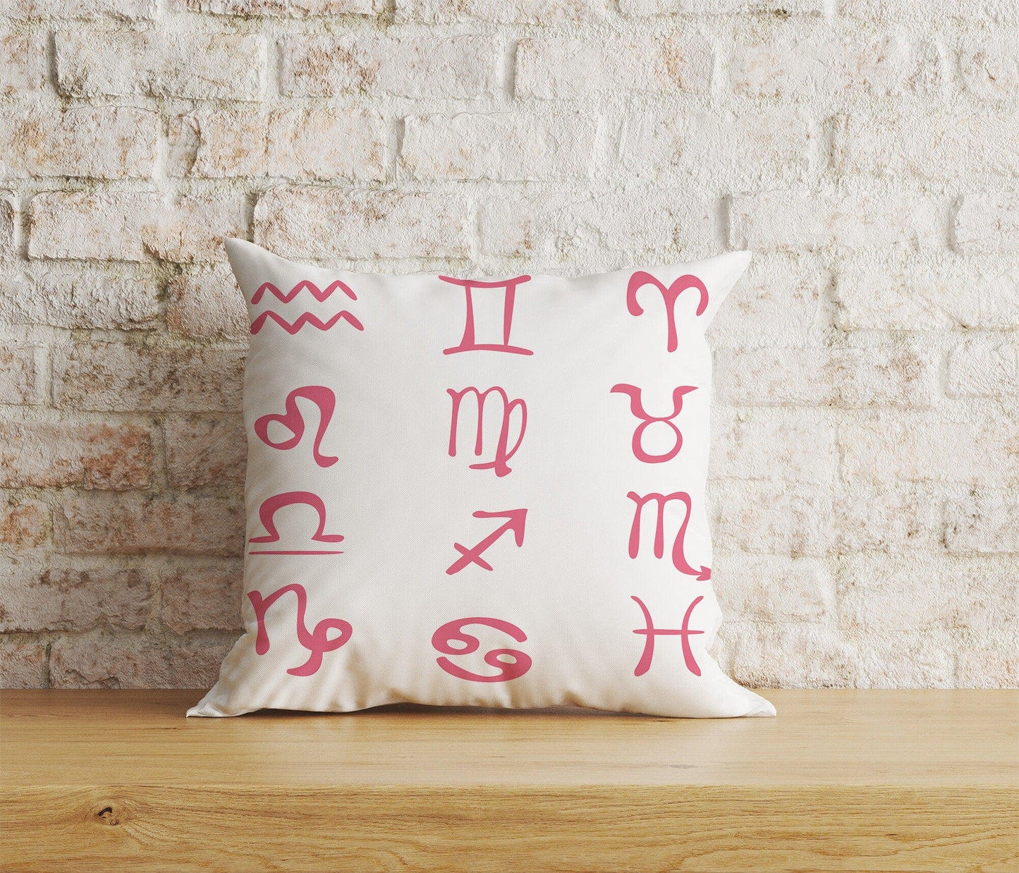 Onay 8 / 12 x 12 inch (30 x 30 cm) Zodiac Signs Scorpio Libra Leo Gemini Cushion Cover